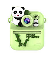 Дитяча міні-камера S1 з миттєвим друком Світло-зелена Панда