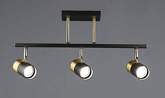 Люстра -спот з поворотним механізмом B N6664/3 BK+COP