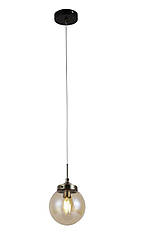 Люстра підвісна Sirius 74405/1P Antique Brass + Matte black на 1 плафон