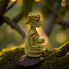 Керамічна статуетка ручної роботи / Фігурка талісман декоративна подарункова, кераміка, фото 2