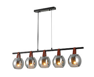 Люстра підвісна в стилі лофт G 321028/5 Matte Black