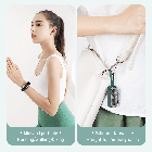 Навушники Bluetooth Remax TWS-15 в кейсі, з ремінцем, чорні, фото 5