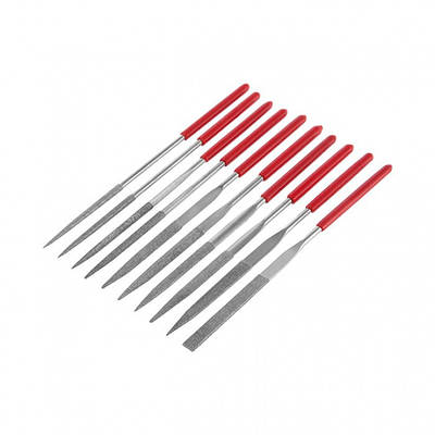 Набір алмазних надфілів INTERTOOL HT-3701 10шт/упак. 140мм напилок