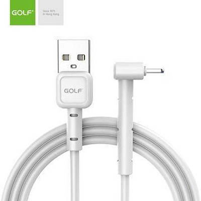 Кабель кутовий для синхронізації та заряджання GOLF GC-69 Type-C L USB 1м 3A Білий