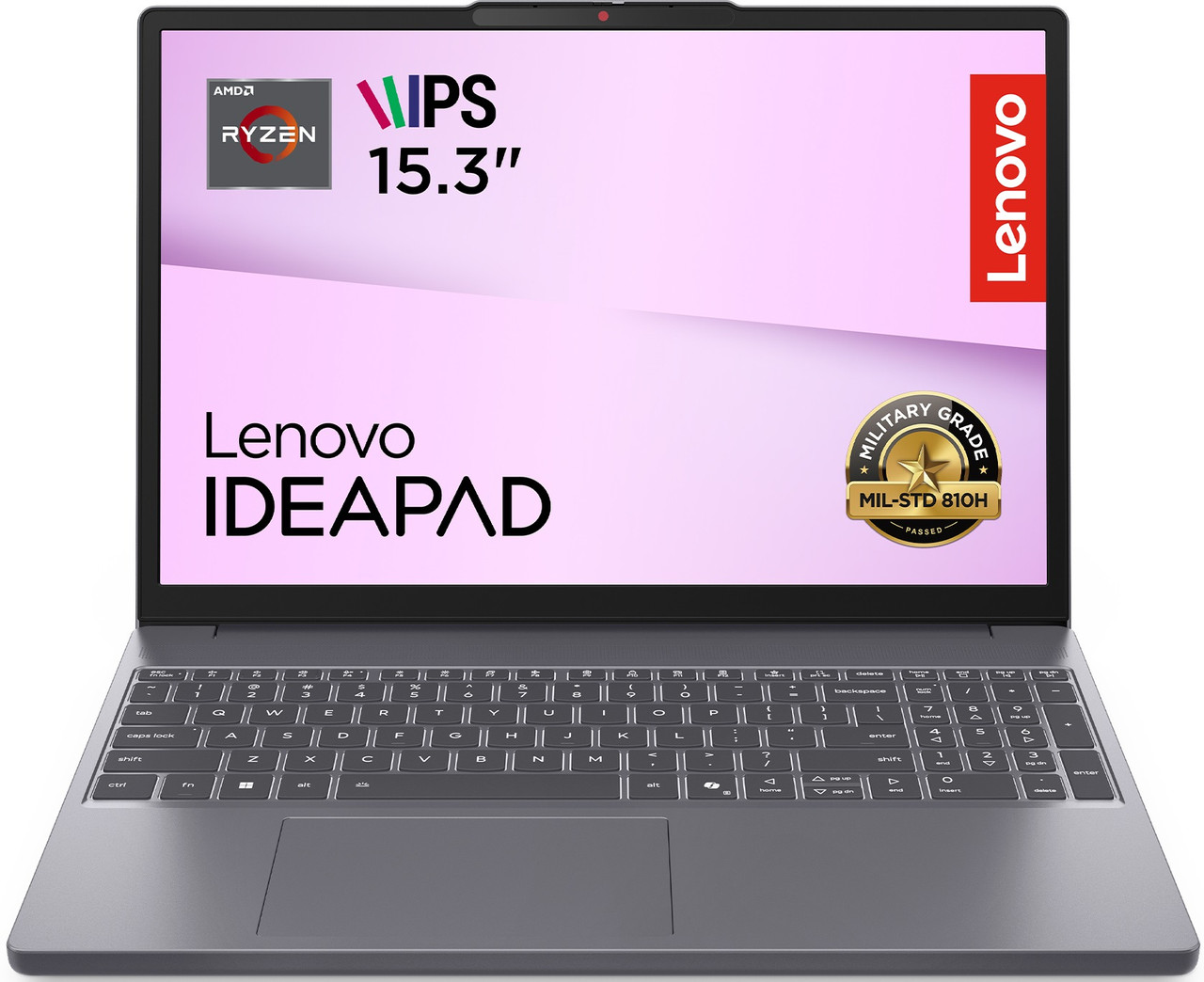Ноутбук Lenovo IdeaPad Slim 3-15ARP10 15.3" WUXGA AG, AMD R7-7735HS, 24GB, F512GB, UMA, DOS, сірий, фото 1