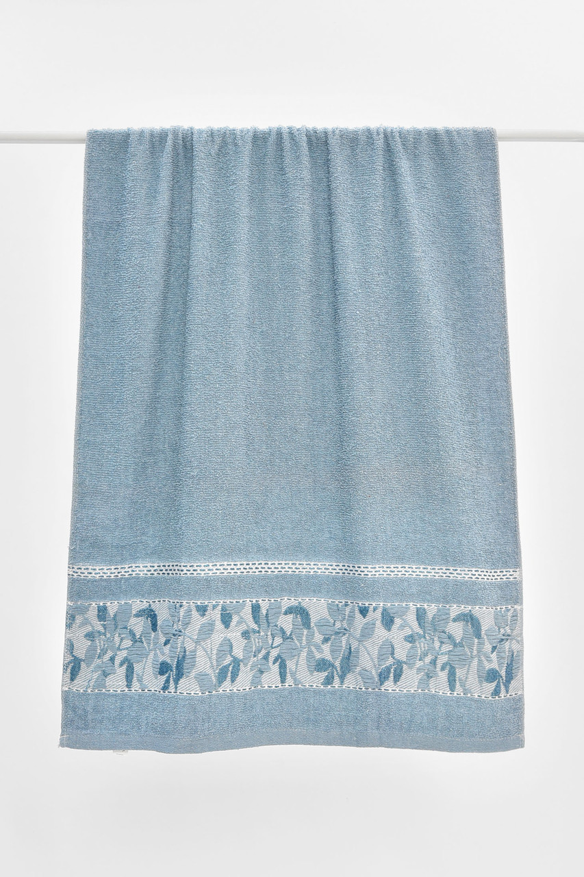 Рушник банний махровий синього кольору 205518P, фото 1