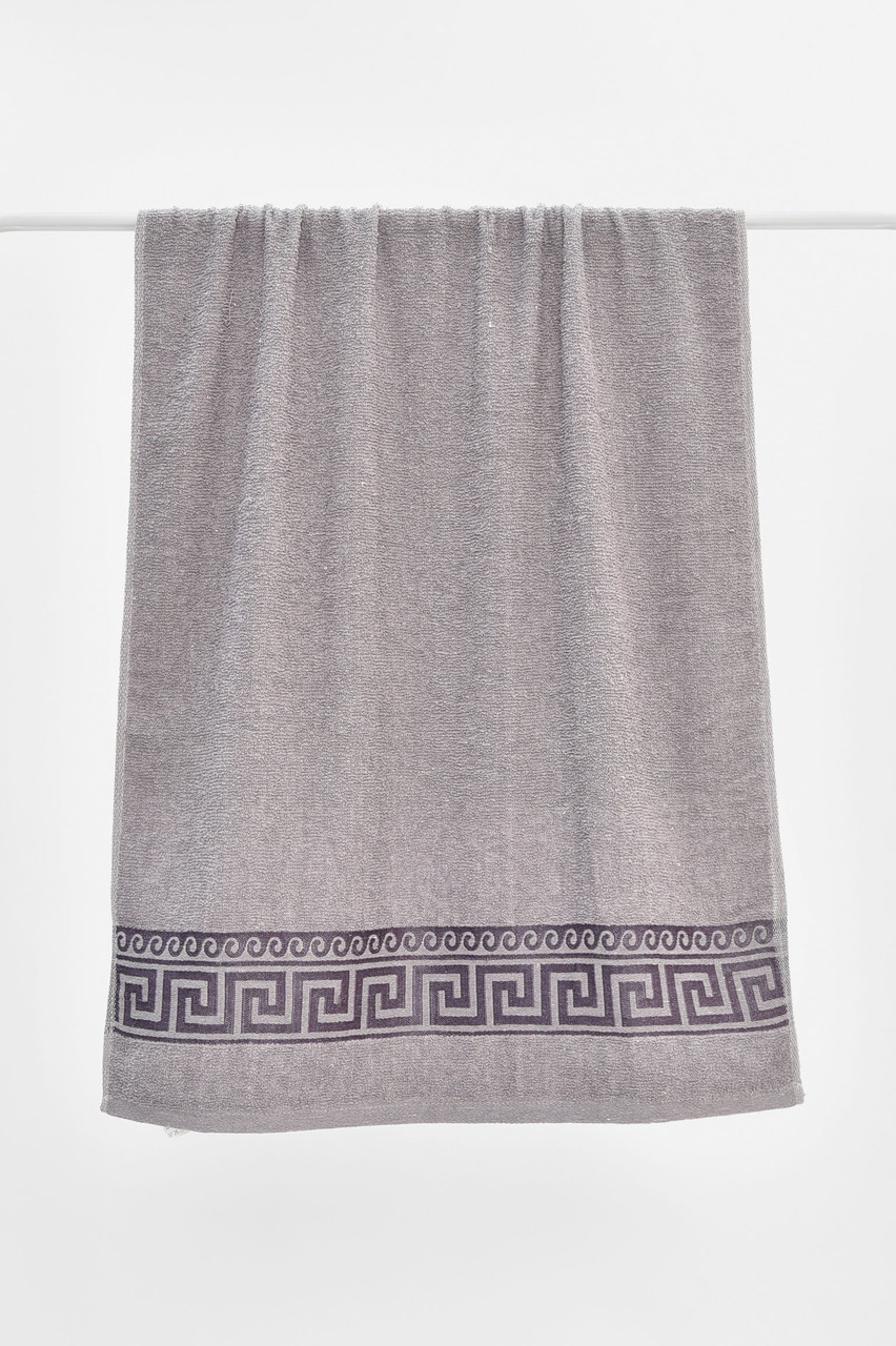 Рушник банний махровий сірого кольору 205526P, фото 1