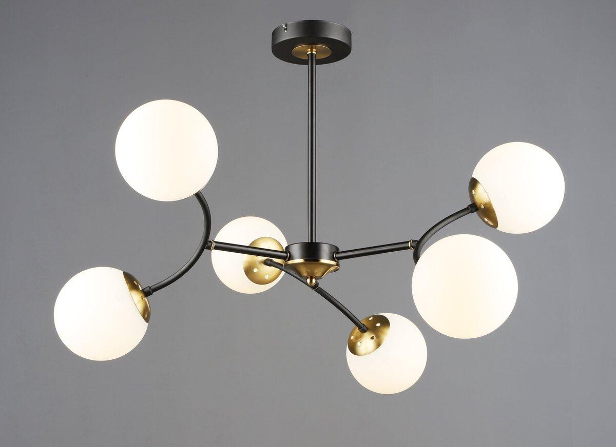Люстра молекула B N6612/6 BK+COP, фото 1