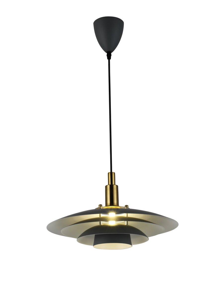 Підвісний світильник G 74729/1P Темно-сірий + Хром, фото 1