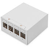 Патч-панель DIGITUS STP, настільна, 4 порти, модульна, фото 2