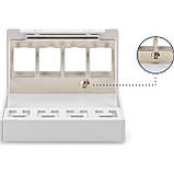 Патч-панель DIGITUS STP, настільна, 4 порти, модульна, фото 6