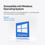 Адаптер WiFi MERCUSYS MA30E AC1200, PCI-Express x1, BT5.0, фото 5