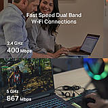 Адаптер WiFi MERCUSYS MA30N AC1300, USB, фото 5