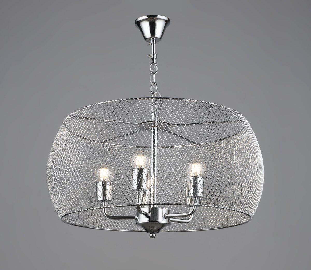 Люстра підвісна в стилі лофт металева Sirius B S2456/5 CH хром, фото 1