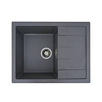 Гранітна мийка для кухні VALESO 6550 INTENSO матова Сірий мусон
