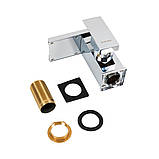 Змішувач для раковини світлодіодний VALESO NSB016 хром, фото 6