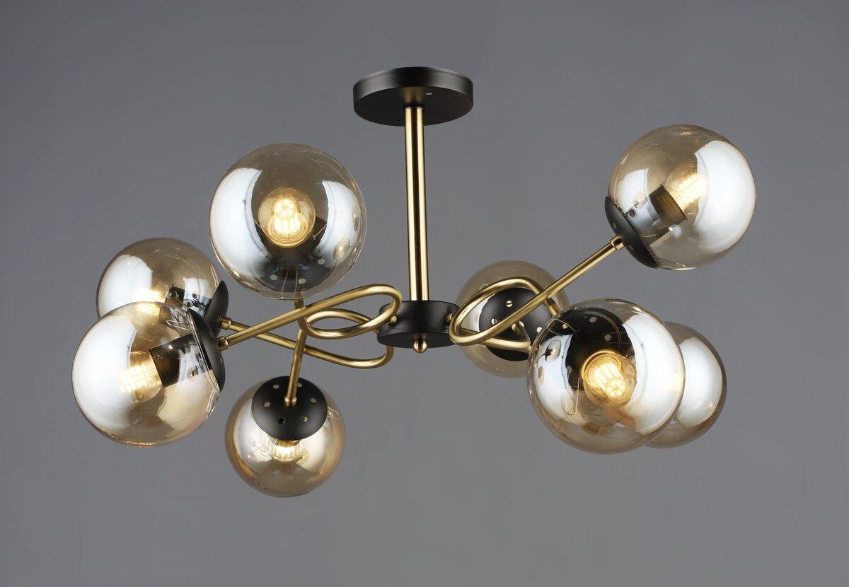 Люстра A4419/8 Мідь + Чорний, фото 1