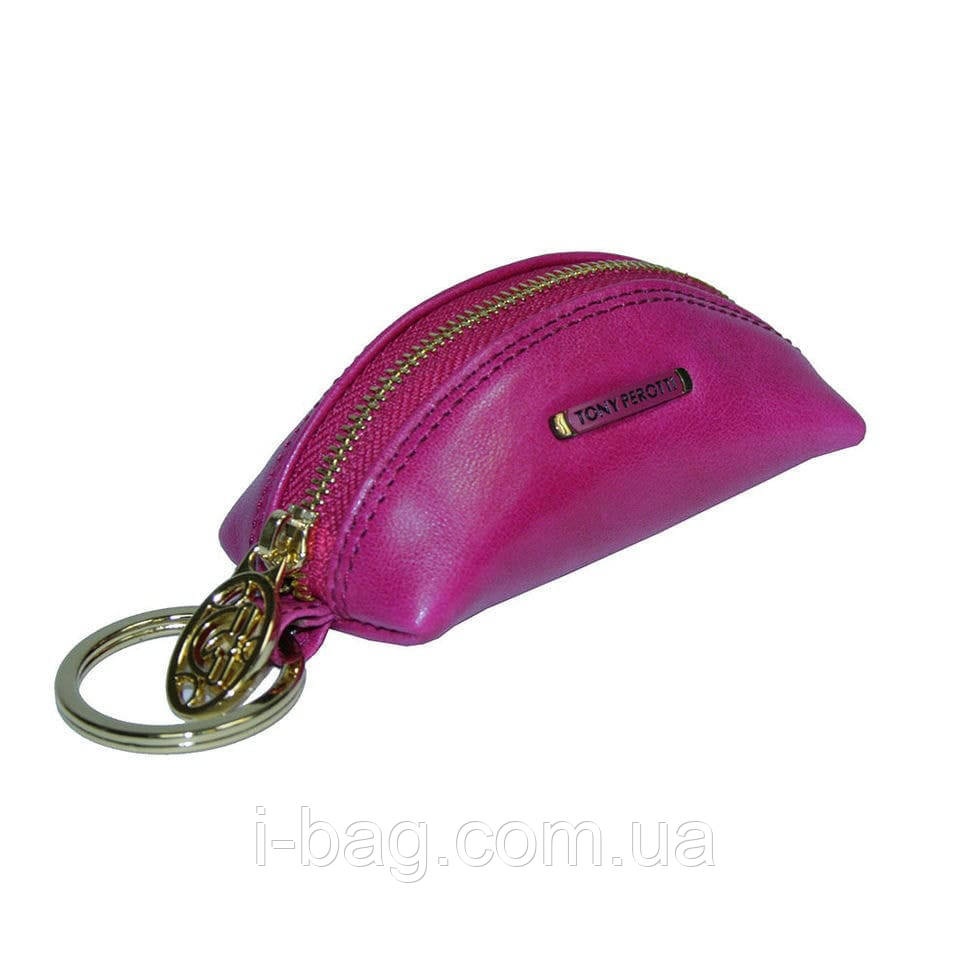 Ключниця шкіряна Topkapi KR-186 geranio малиновий, фото 1