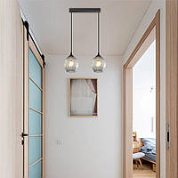 Люстра підвісна GLD-8181-2 8C BL на 2 плафони