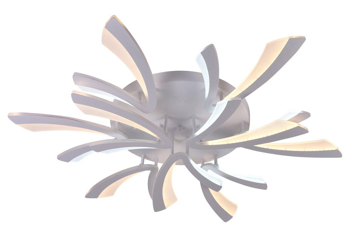 Люстра світлодіодна акрилова Sirius 6042-9 WT 92W, фото 1