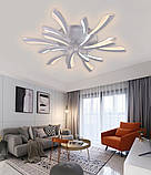 Люстра світлодіодна акрилова Sirius 6042-9 WT 92W, фото 2