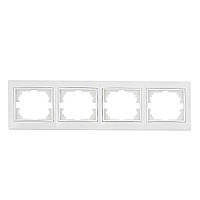 Рамка Valeso РW-1004 4-секційна біла