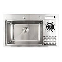 Кухонна мийка нержавійка 78*46 Platinum Handmade