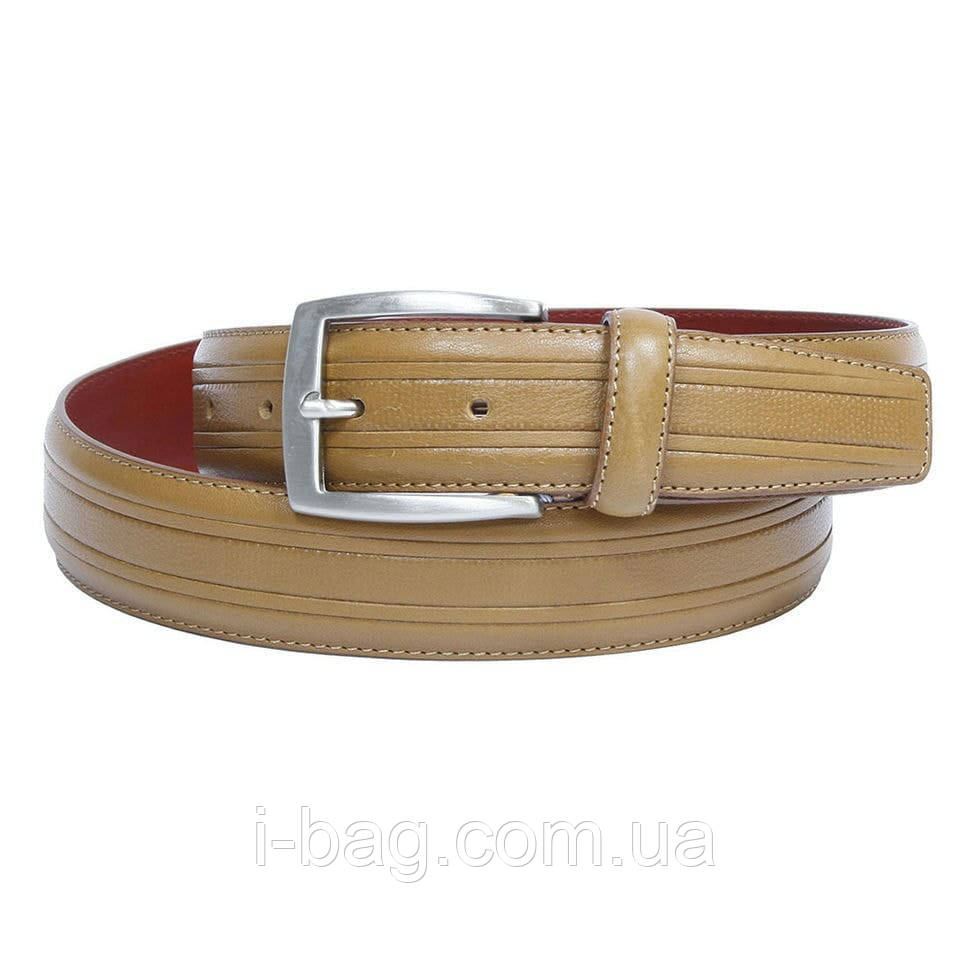Ремінь шкіряний 417 cognac коньячний TONY PEROTTI, фото 1