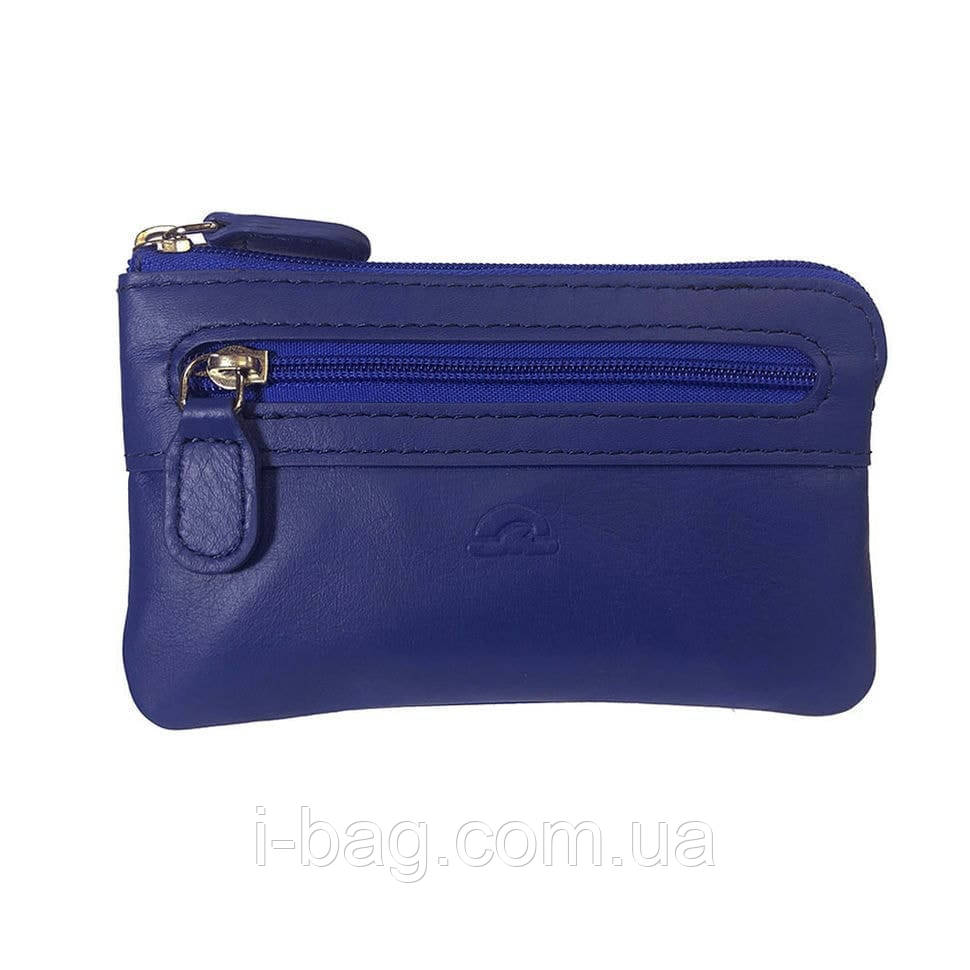 Ключниця шкіряна New Rainbow 359 bluette синій, фото 1