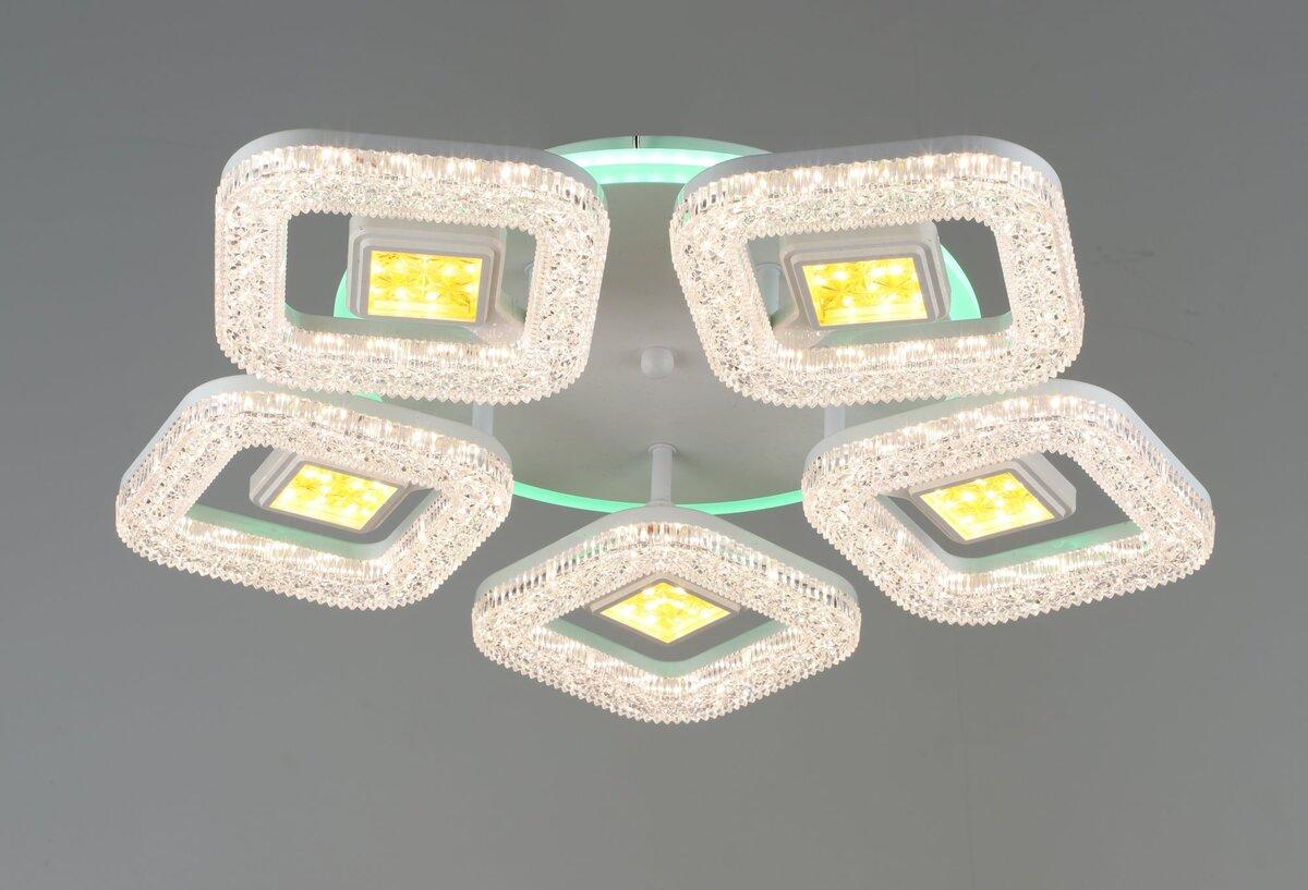 Люстра світлодіодна акрилова Sirius B YH780/5, фото 1