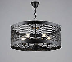 Люстра підвісна в стилі лофт металева Sirius B S2459/5 BK чорна