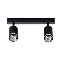 Спот VALESO INN-23060BK чорний на 2 плафони