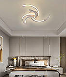 Люстра світлодіодна акрилова Sirius LCD3002 WT біла, фото 2