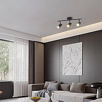 Споти VALESO INN-23053BK чорний на 3 плафони