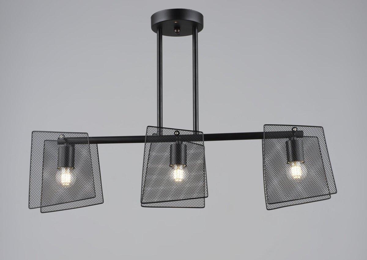 Люстра в стилі лофт Sirius B S2469/3 BK чорна, фото 1