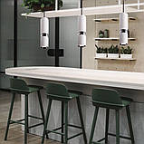 Люстра підвісна в стилі лофт Sirius PRD 4631-P WH CH на 1 плафон, фото 2