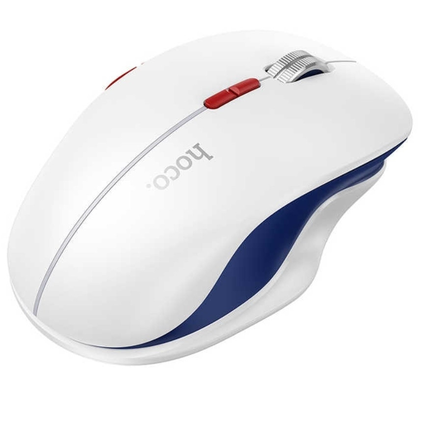 Комп&apos;ютерна миша Hoco GM40 Dixon RGB dual-mode wireless mouse(rechargeable version) White