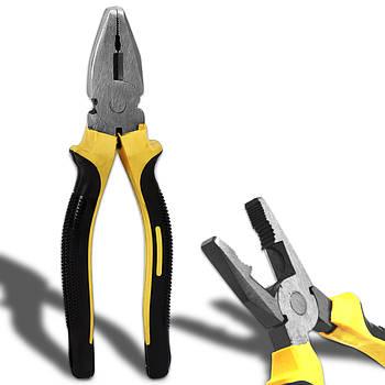 Плоскогубці комбіновані посилені 20 см із прогумованою ручкою