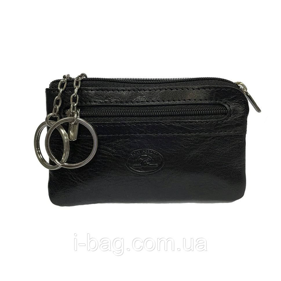 Ключниця шкіряна Italico 359 чорний, фото 1