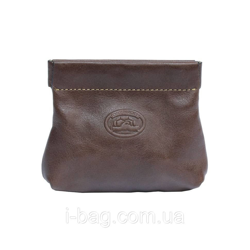 Монетниця шкіряна Italico 1615 cognac коньячний, фото 1