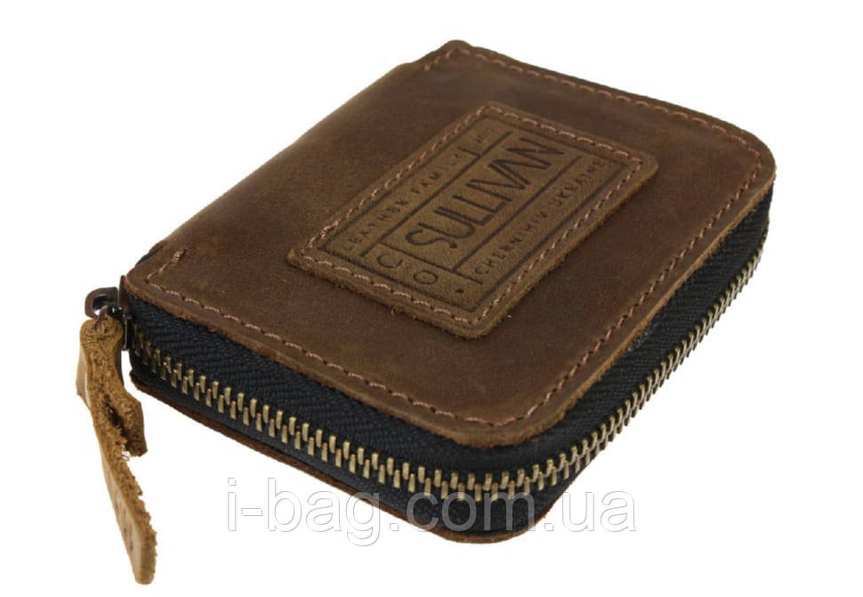 Ключниця шкіряна сумочка для ключів SULLIVAN 12225(6) оливкова, фото 1