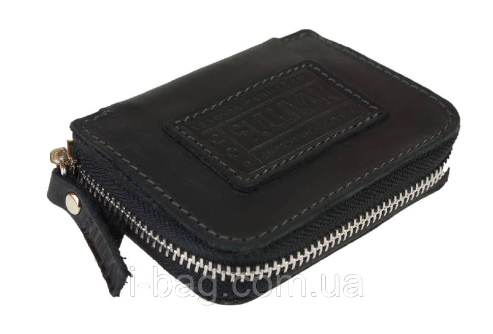 Ключниця шкіряна сумочка для ключів SULLIVAN 12226(6) чорна, фото 1