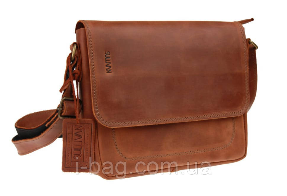 Сумка жіноча шкіряна маленька клатч SULLIVAN 2639(25) світло-коричнева, фото 1