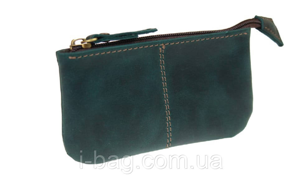 Ключниця шкіряна сумочка для ключів SULLIVAN k17 (4) зелена, фото 1