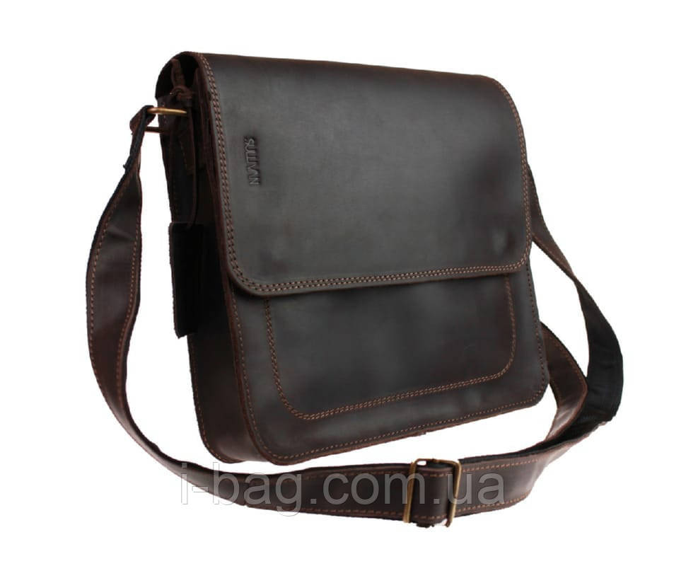 Сумка жіноча шкіряна клатч з натуральної шкіри SULLIVAN sg13 (32) коричнева, фото 1