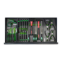 Візок з інструментом 7 секцій 413ед. сірий GE-41330 TOPTUL (BUMPER SERIES), фото 4