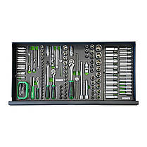 Візок з інструментом 7 секцій 413ед. сірий GE-41330 TOPTUL (BUMPER SERIES), фото 2