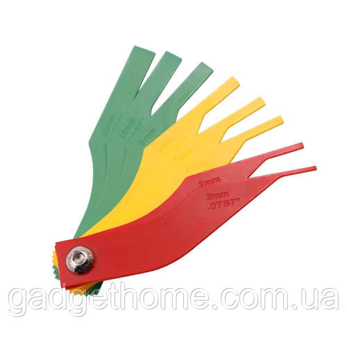 ТОП! Набір щупів для гальмівних колодок 2-12 мм, пластик - (gHome), фото 1