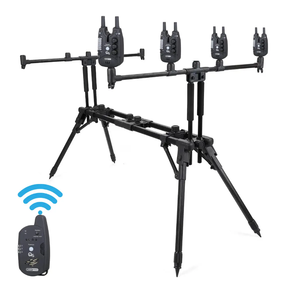 Набір Рід Під на 4 вудлища Carp Rod Pod Сигналізатори Carp Line  4+1 в кейсі