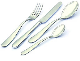 Набір столових приборів Bollire Pescara BR-5001, 24 предмети, нержавіюча сталь, для 6 персон